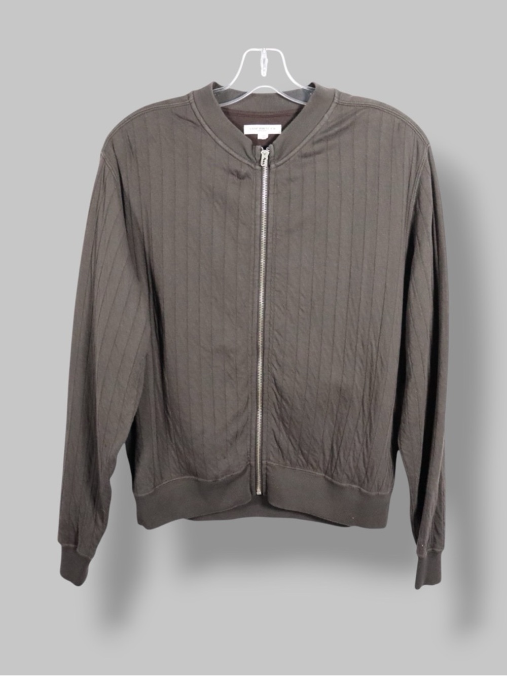 Lady White Co Black Zip Up Jacket Size 36 Men’s Small Premium Minimalist